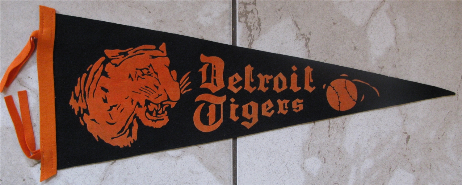 40's DETROIT TIGERS 3/4 SIZE PENNANT