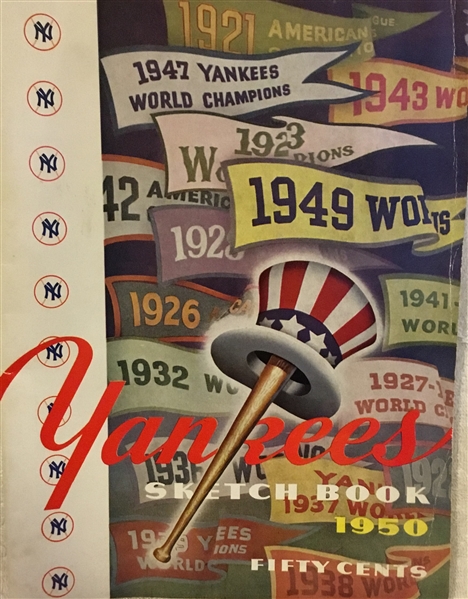 1950 NEW YORK YANKEES YEARBOOK