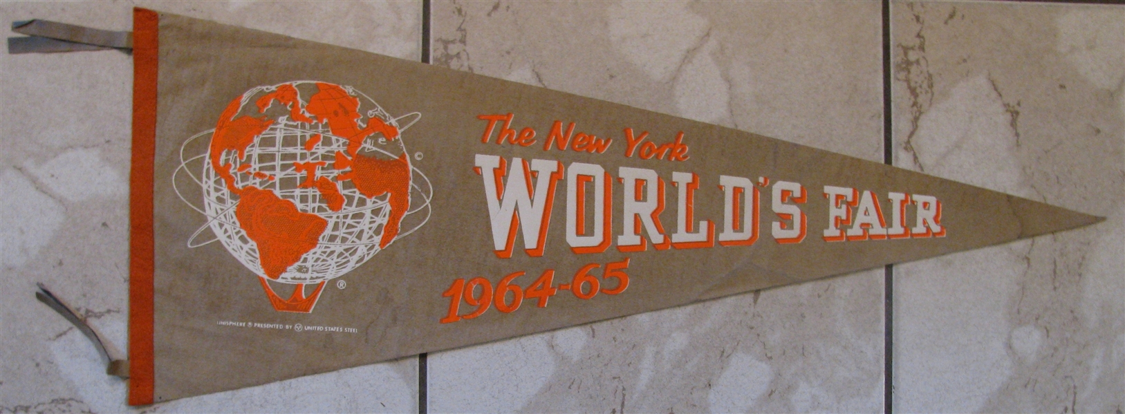 1964-65 NEW YORK WORLD'S FAIR PENNANT