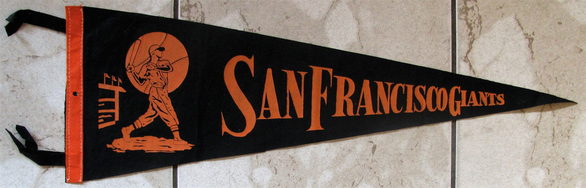 60's SAN FRANCISCO GIANTS 3/4 SIZE PENNANT