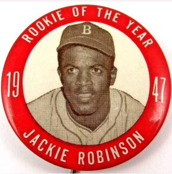 1947 JACKIE ROBINSON ROOKIE OF THE YEAR PIN
