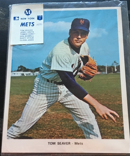 1972 NEW YORK METS COLOR PHOTO PACK 