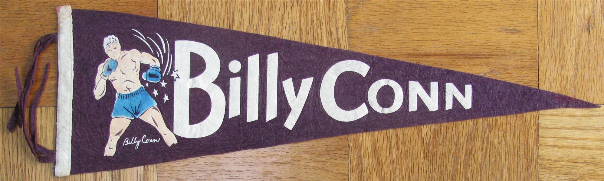 40's BILLY CONN BOXING PENNANT