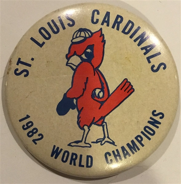 1982 ST. LOUIS CARDINALS WORLD CHAMPIONS PIN