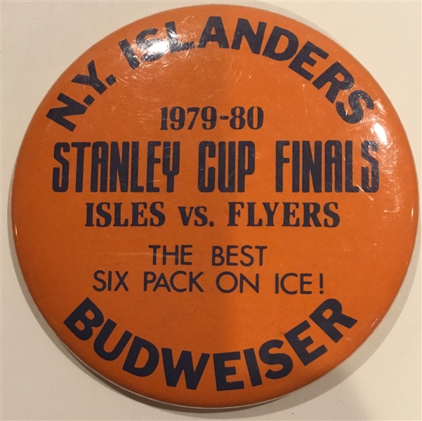 1979 N.Y. ISLANDERS vs PHILADELPHIA FLYERS STANLEY CUP PIN
