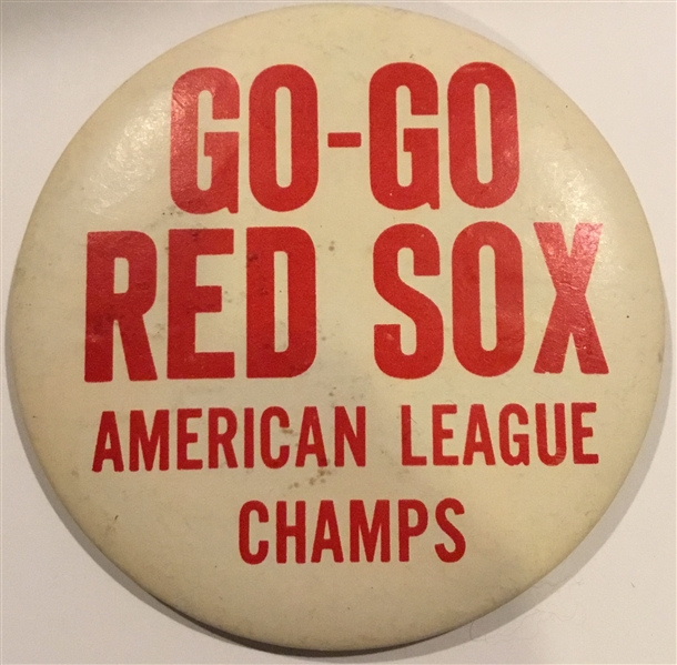 1967 GO-GO RED SOX AMERICAN LEAGUE CHAMPS PIN