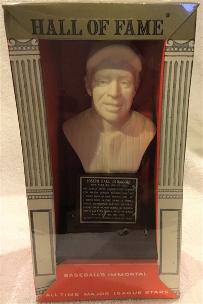 1963 JOE DIMAGGIO HALL OF FAME BUST - SEALED IN BOX