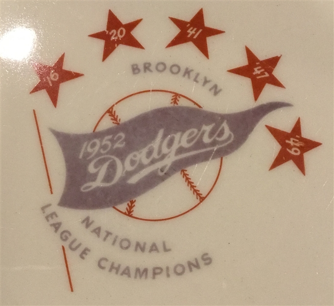 1952 BROOKLYN DODGERS NATIONAL LEAGUE CHAMPIONS PLATE
