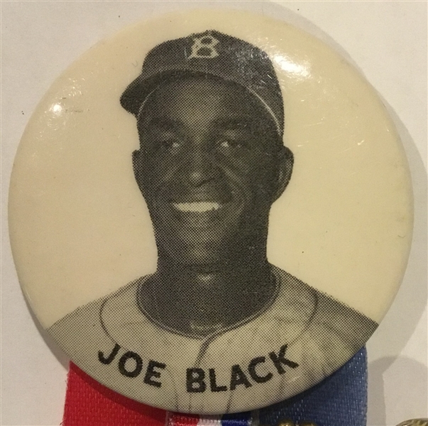 50's JOE BLACK BROOKLYN DODGERS PIN