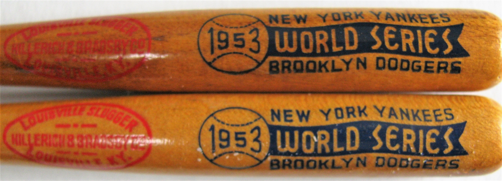 1953 WORLD SERIES BROOKLYN DODGERS vs NY YANKEES PEN AND PENCIL SET
