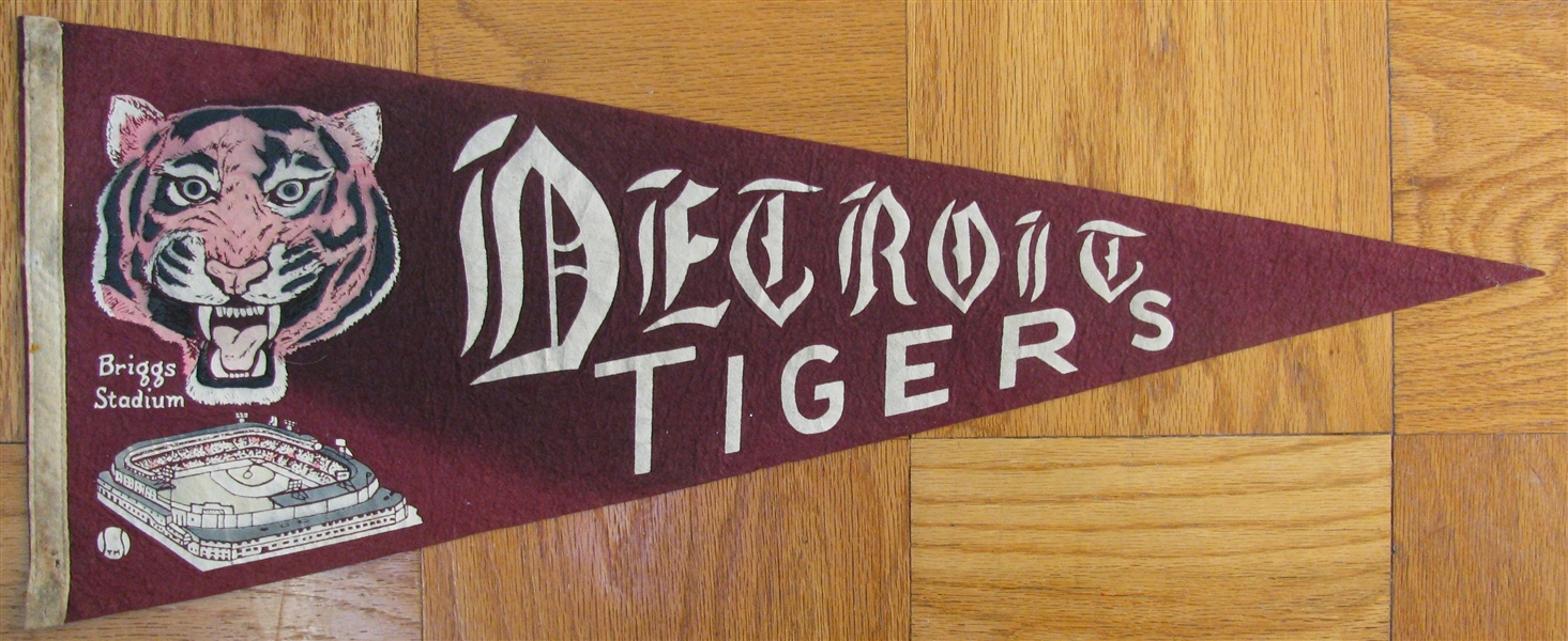 50's DETROIT TIGERS PENNANT