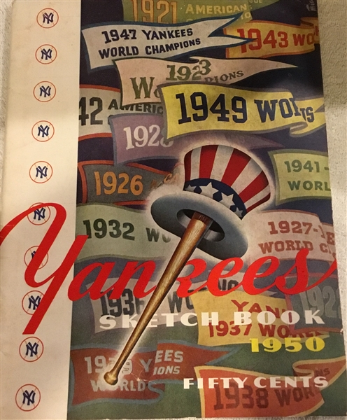 1950 NEW YORK YANKEES YEARBOOK