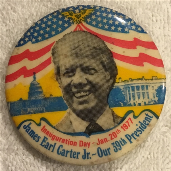 1977 JIMMY CARTER PRESIDENTIAL INAUGURATION PIN