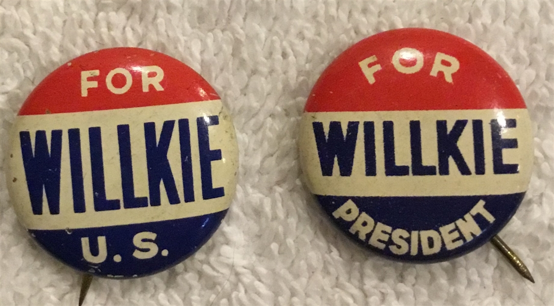 1940 WENDELL WILLKIE PRESIDENTIAL CAMPAIGN PINS -2