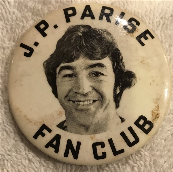 70's J.P. PARISE NEW YORK ISLANDER FAN CLUB PIN