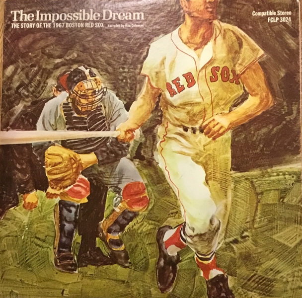 1967 BOSTON RED SOX THE IMPOSSIBLE DREAM RECORD ALBUM