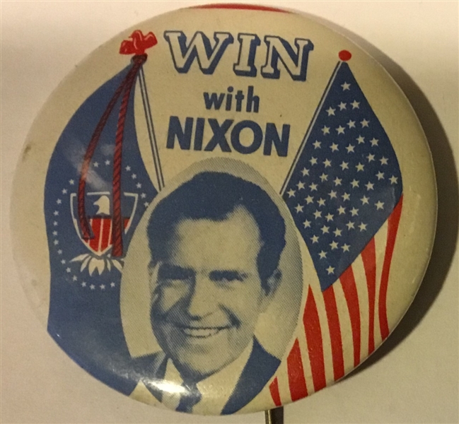 60's WIN WITH NIXON PIN