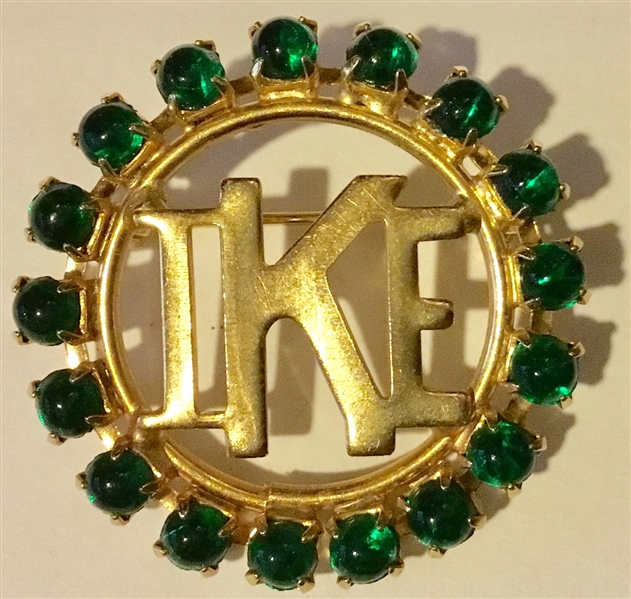 50's EISENHOWER PRESIDENTIAL CAMPAIGN PIN - IKE
