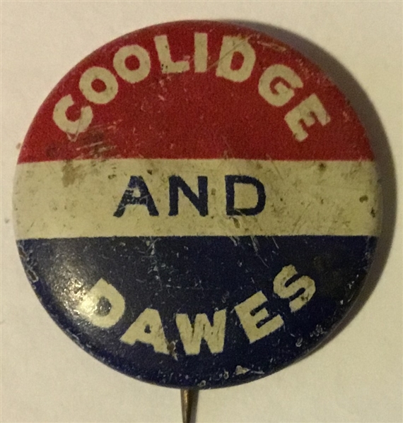 20's CALVIN COOLIDGE PRESIDENTIAL CAMPAIGN PIN