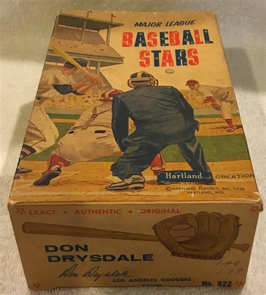 50's/60's DON DRYSDALE HARTLAND STATUE w/BOX