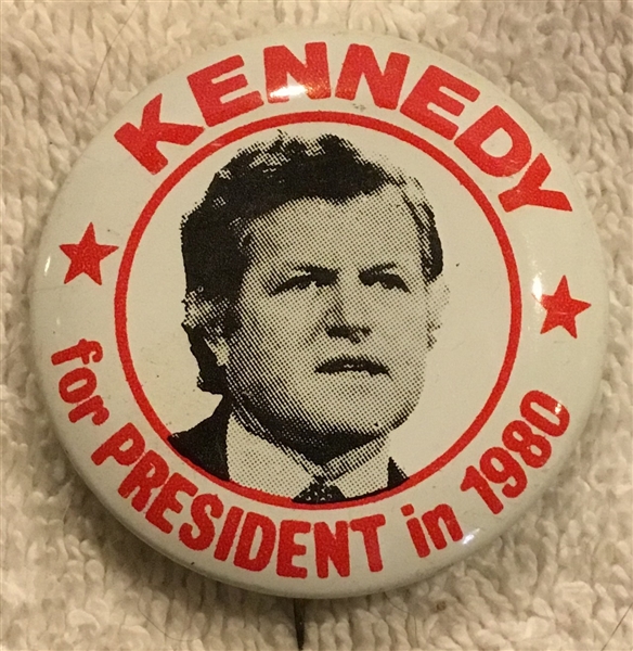 1980 TED KENNEDY PRESIDENTIAL CAMPAIGN PIN