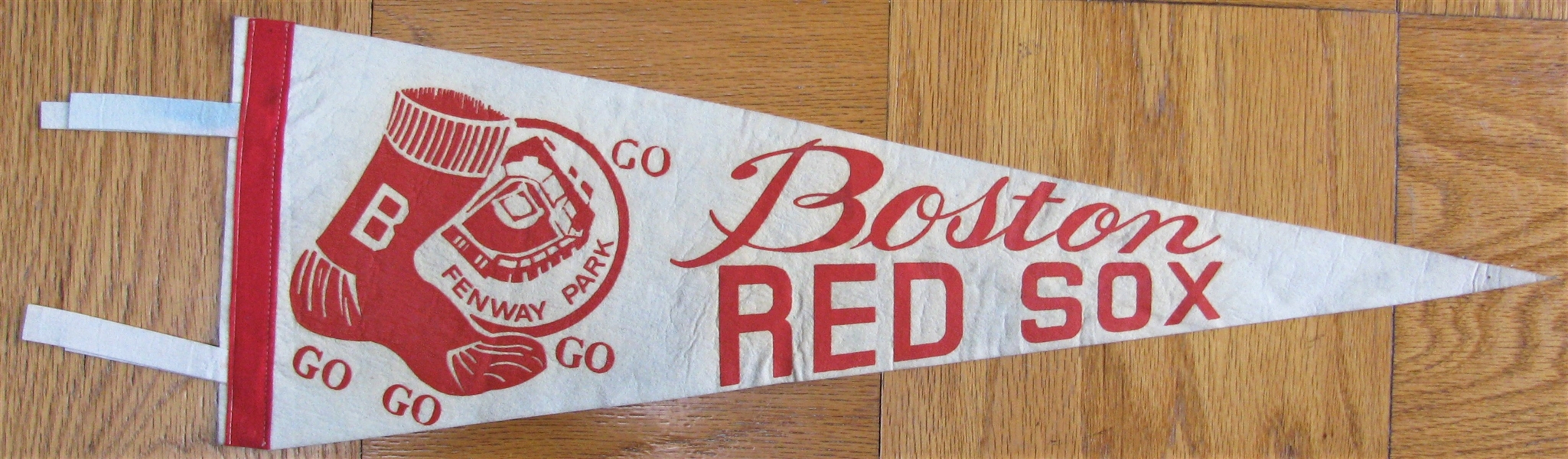 50's BOSTON RED SOX 3/4 SIZE PENNANT