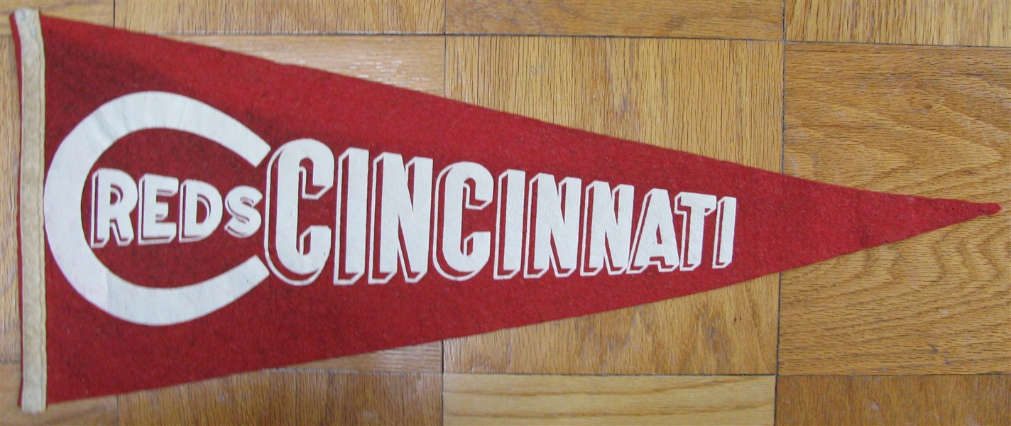40's CINCINNATI REDS PENNANT SMALL LETTERS