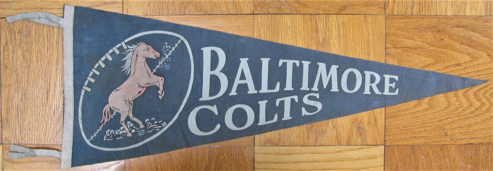 50's BALTIMORE COLTS FOOTBALL PENNANT