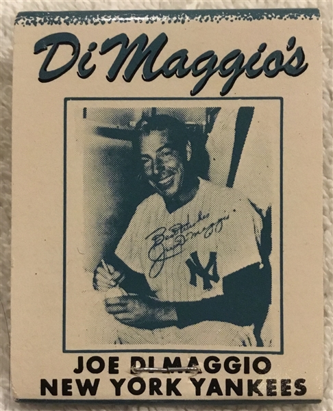 VINTAGE JOE DIMAGGIO'S RESTAURANT MATCHES