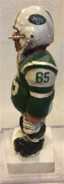 1965 NEW YORK JETS FRED KAIL L.E. STATUE - SIGNED