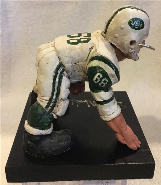 NEW YORK JETS FRED KAIL STATUE - 1968