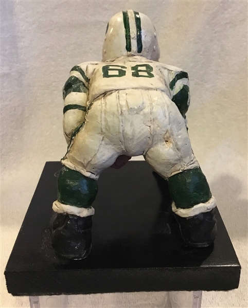 NEW YORK JETS FRED KAIL STATUE - 1968
