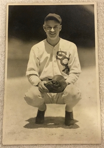 1934 HEROLD RUEL CHICAGO WHITE SOX GEORGE BURKE PHOTOGRAPH