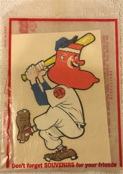 50's BOSTON RED SOX DECAL w/PACKAGE
