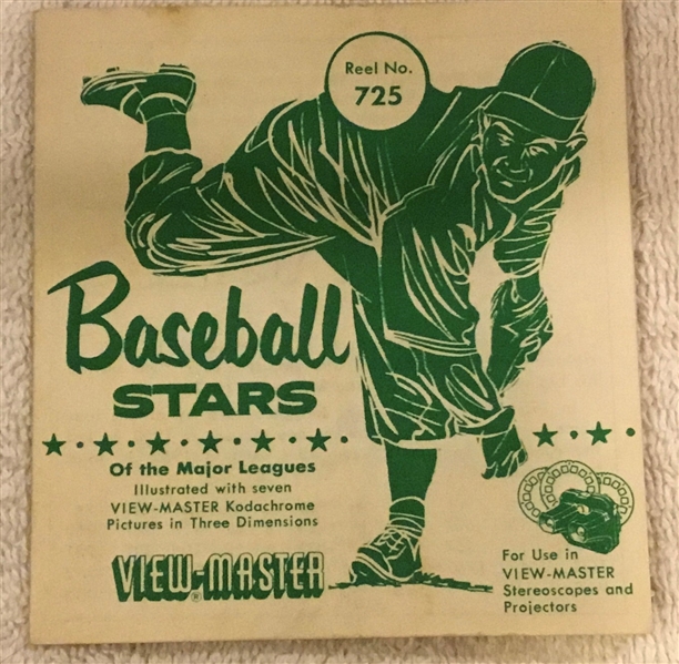 1953 VIEW MASTER BASEBALL STARS REELS - COMPLETE SET
