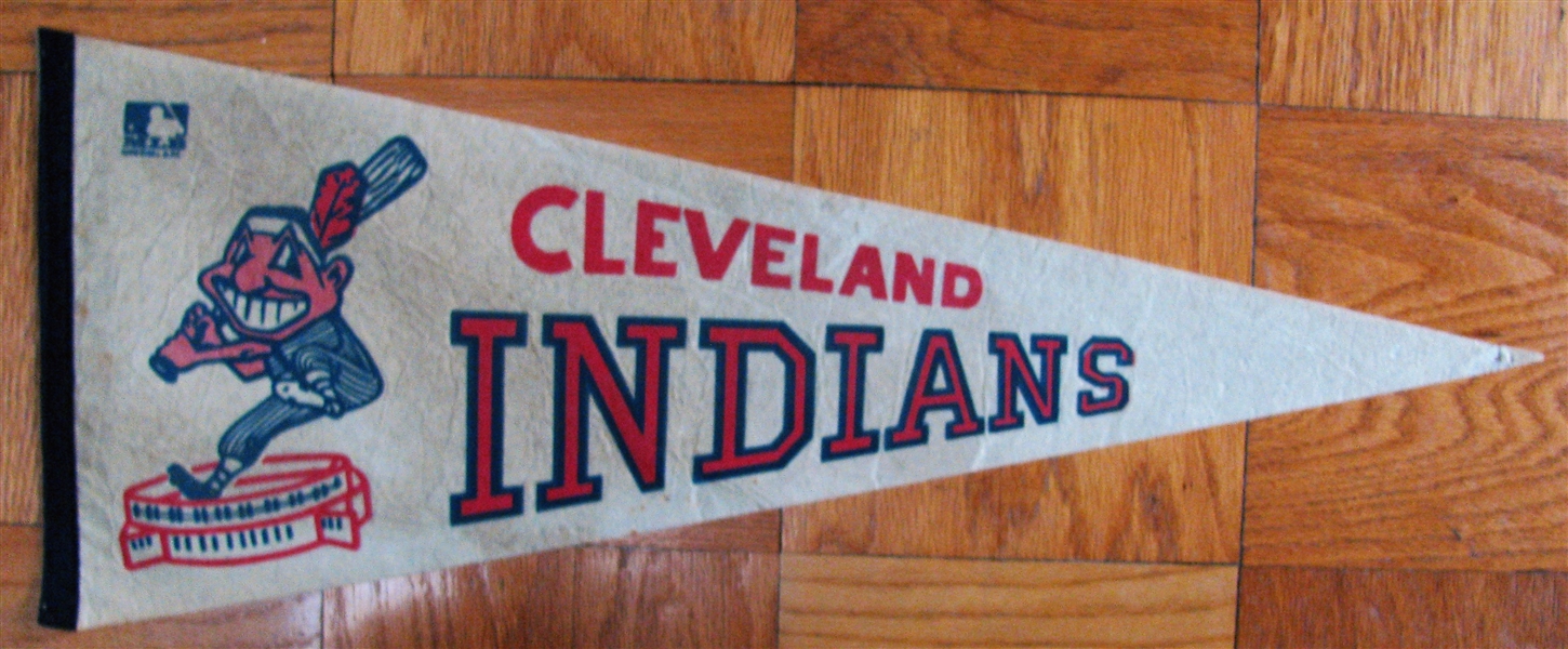 70's CLEVELAND INDIANS PENNANT