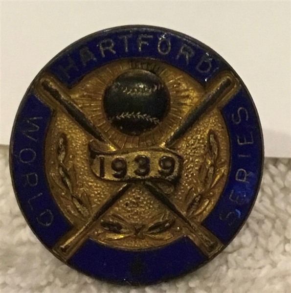 1939 HARTFORD WORLD SERIES PRESS PIN