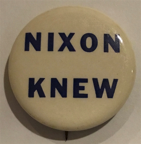 70's NIXON KNEW PIN