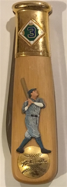 BABE RUTH FRANKLIN MINT COLLECTIBLE POCKET KNIFE
