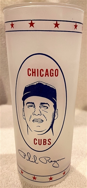 1969 PHIL REGAN CHICAGO CUBS DRINKING GLASS