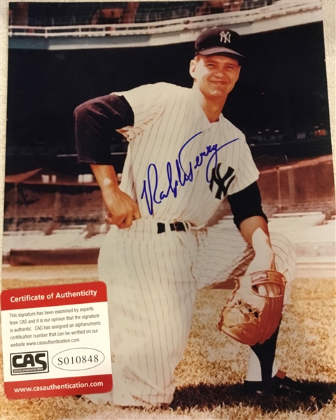 RALPH TERRY N.Y. YANKEES SIGNED PHOTO w/COA