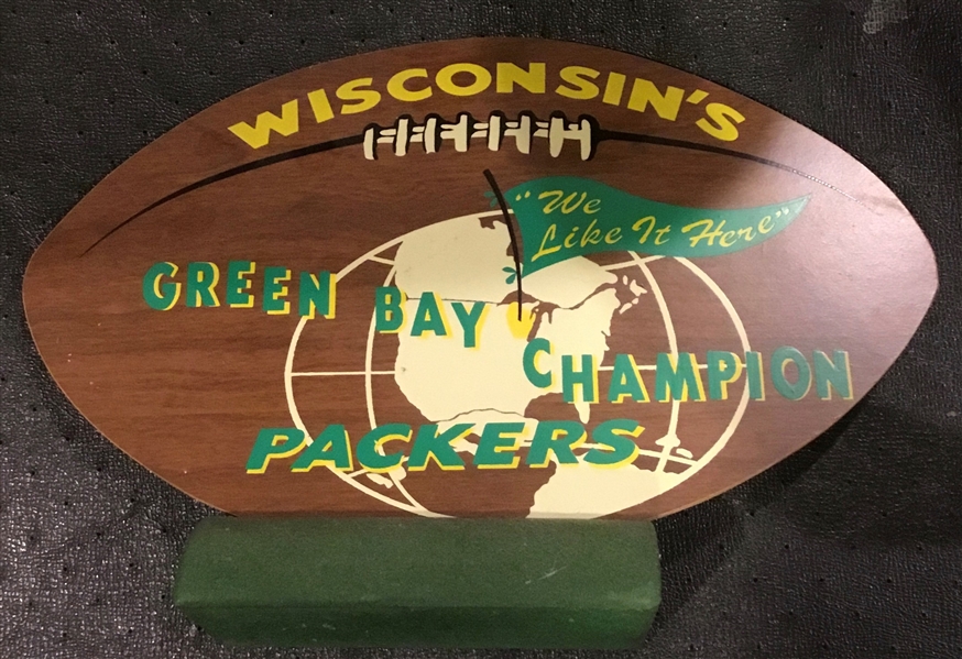 60's GREEN BAY PACKERS CHAMPIONS PLAQUE