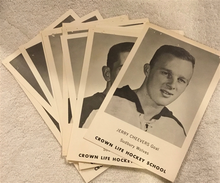 1962-63 EPHL SUDBURY WOLVES PHOTO PACK PICTURES w/CHEEVERS
