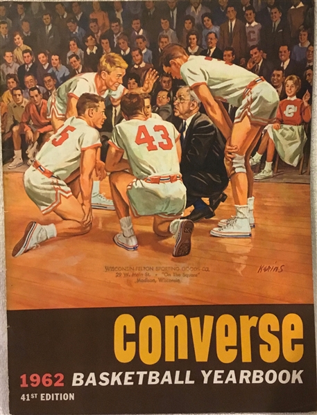 1962 CONVERSE BASKETBALL YEARBOOK
