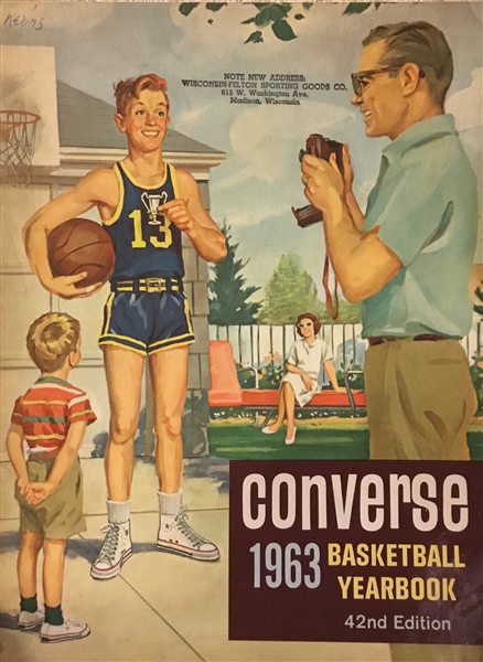 1963 CONVERSE BASKETBALL YEARBOOK