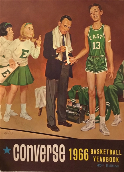 1966 CONVERSE BASKETBALL YEARBOOK