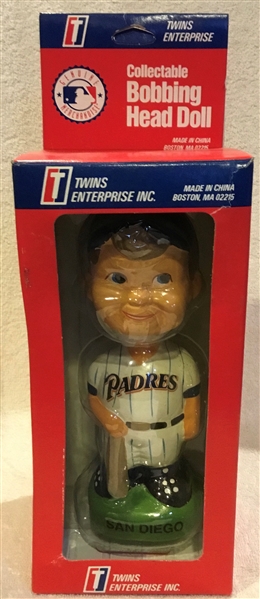 80's/90'sSAN DIEGO PADRES TWINS COLLECTABLE BOBBING HEAD -NRFB