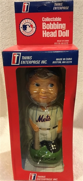 80's/90's NEW YORK METS  TWINS COLLECTABLE BOBBING HEAD -NRFB