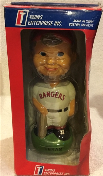 80's/90's TEXAS RANGERS TWINS COLLECTABLE BOBBING HEAD -NRFB