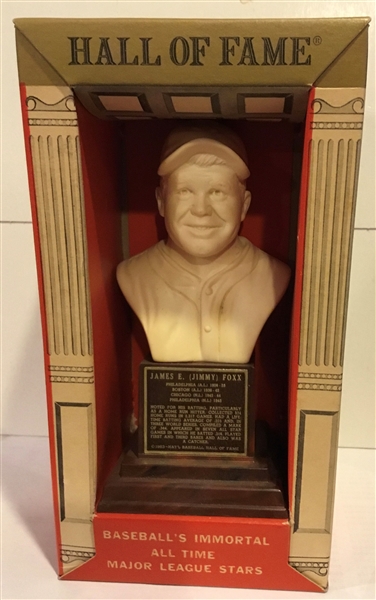 1963 JIMMY FOXX HALL OF FAME BUST w/BOX